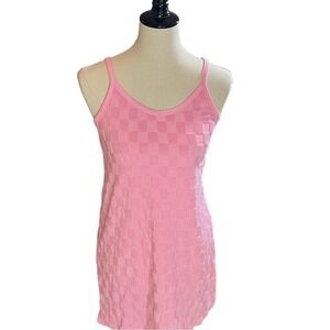 Girls Old Navy Pink Terry Dress / Swim Cover-Up XL (14–16)
